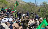 برگزاری برنامه سالروز شهادت شهدای خدمت در محل شهادت/ تصاویر